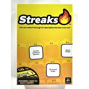 Streaks Featuring Light Up Game Board New Factory Sealed Buffalo Games